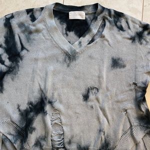 Six Fifty Tie Dye Ripped Sweater